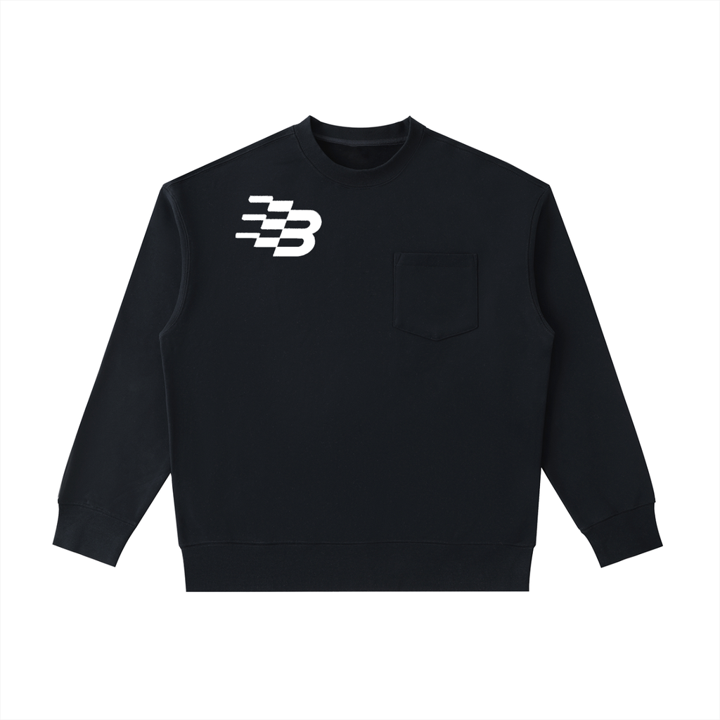 Heavyweight Patch Pocket Crewneck Sweatshirt