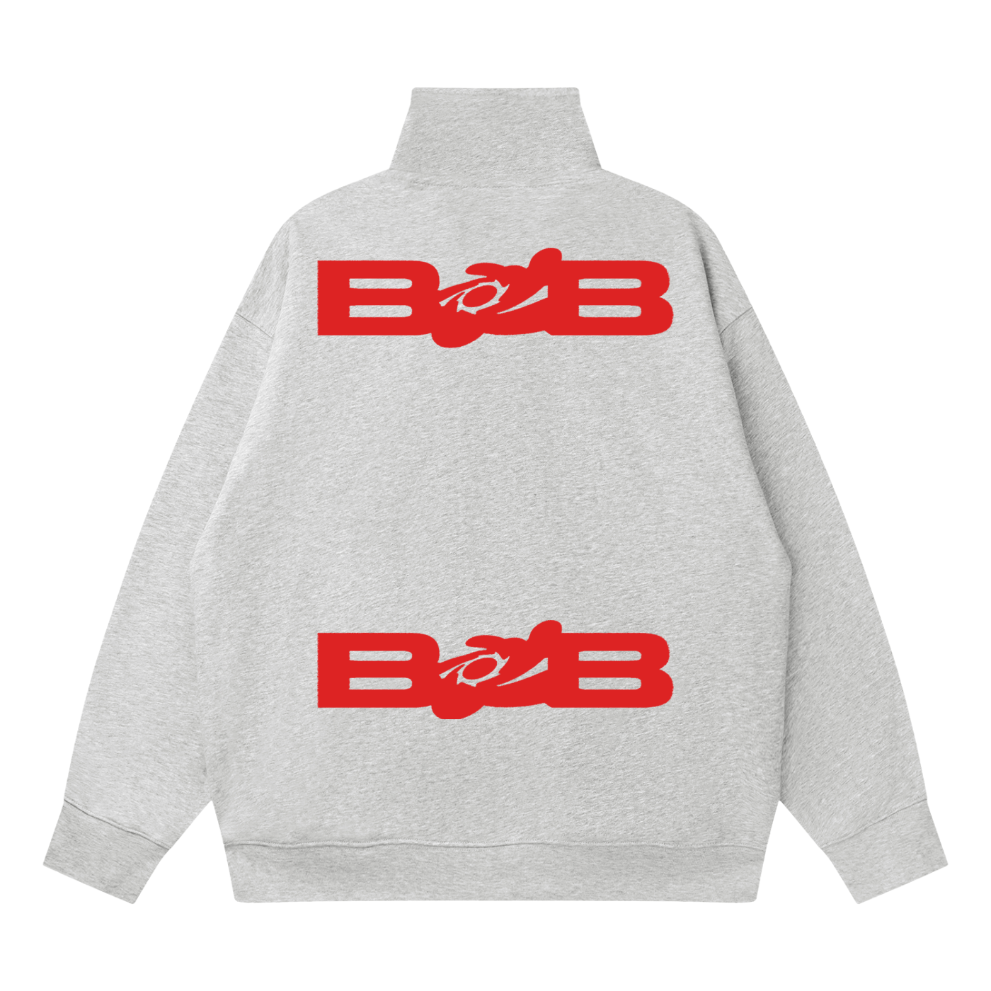 Quarter-Zip Drop Shoulder Sweatshirt